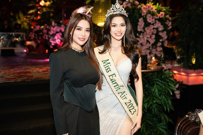 Miss Earth Air 2023 - Yllana Marie Aduan rạng rỡ bên Trương Ngọc Ánh