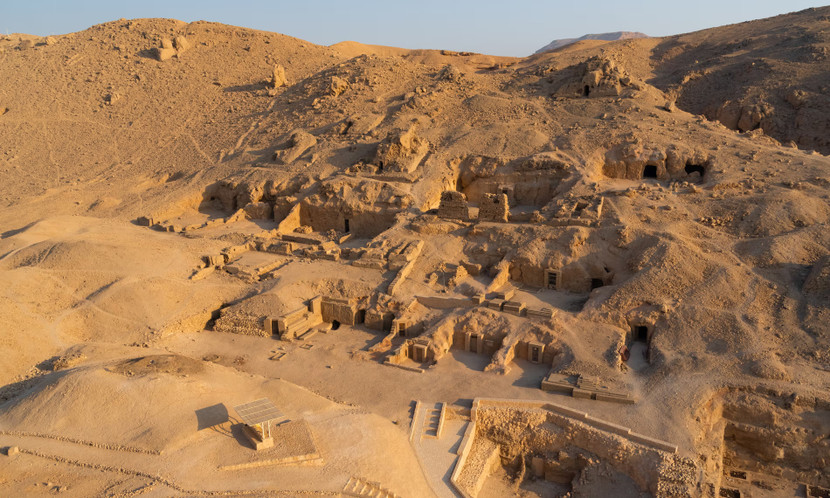 Thung lũng các vị vua ở Luxor, miền Nam Ai Cập, gần nơi tìm thấy lăng mộ của vua Thutmose II