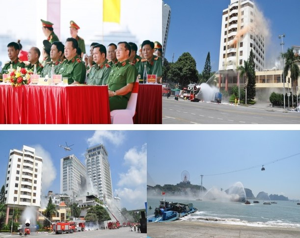 Thiếu tướng Nguyễn Văn Long - Thứ trưởng Bộ Công an dự, chỉ đạo diễn tập phương án chữa cháy, cứu hộ, cứu nạn quy mô tại tỉnh Quảng Ninh Thiếu tướng Nguyễn Văn Long - Thứ trưởng Bộ Công an dự, chỉ đạo diễn tập phương án chữa cháy, cứu hộ, cứu nạn quy mô tại tỉnh Quảng Ninh