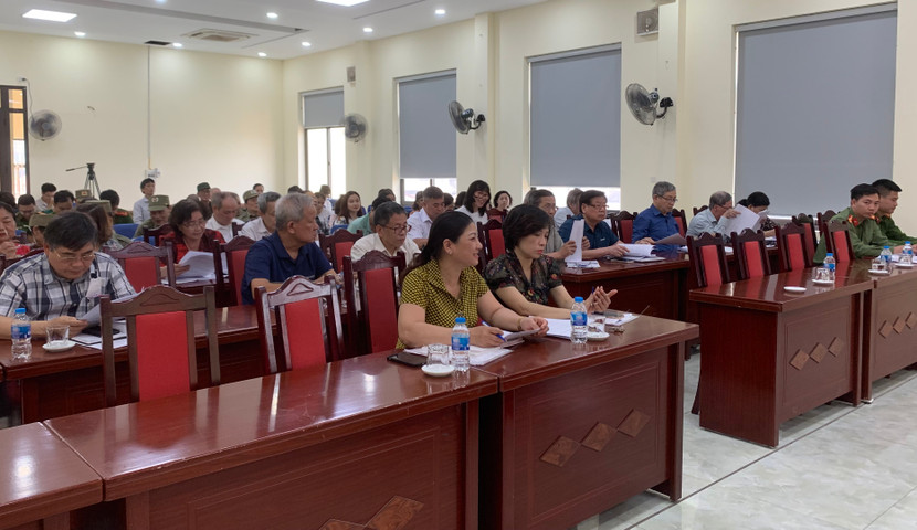 Hội nghị có sự tham gia của đầy đủ các ban ngành, đoàn thể phường Kim Mã