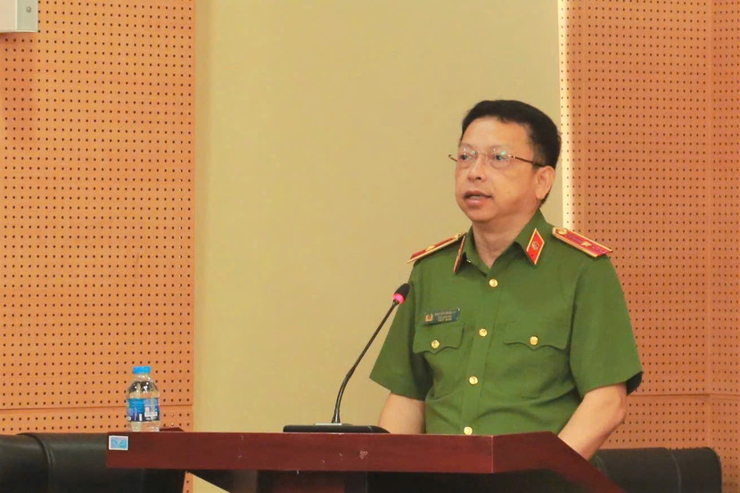 Các đồng chí Phó Giám đốc CATP quán triệt những nội dung tập huấn