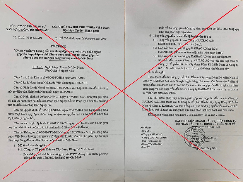 Các đối tượng làm nhiều "Tờ trình", "Thông báo", đơn "Đề nghị" xin được “khai thác kho báu”, “tiếp nhận di sản”.