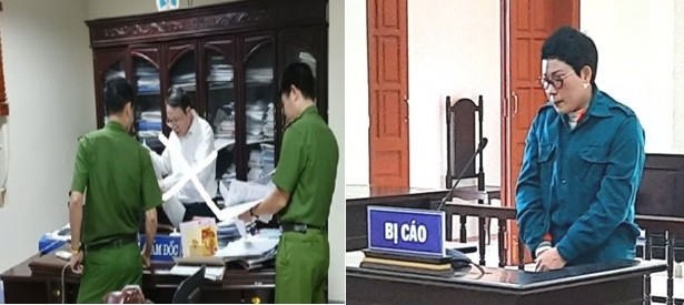 CQĐT thực hiện lệnh khám xét đối với Đặng Văn Quang; Nguyễn Thj Thu Hằng tại phiên xét xử sơ thẩm vụ án "Tham ô tài sản” và "Lừa đảo chiếm đoạt tài sản". CQĐT thực hiện lệnh khám xét đối với Đặng Văn Quang; Nguyễn Thj Thu Hằng tại phiên xét xử sơ thẩm vụ án "Tham ô tài sản” và "Lừa đảo chiếm đoạt tài sản".