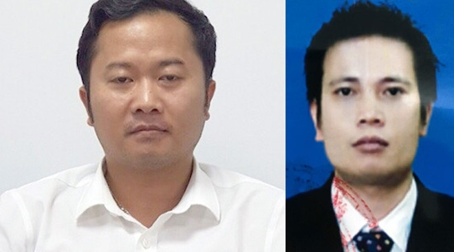 Các bị can Dương Văn Hòa và Trần Khắc Hùng