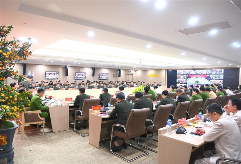 Toàn cảnh Hội nghị tại điểm cầu Hà Nội.