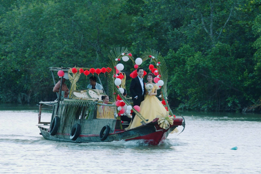 Hình ảnh đám cưới quen thuộc gần gũi của đám cưới miền Tây