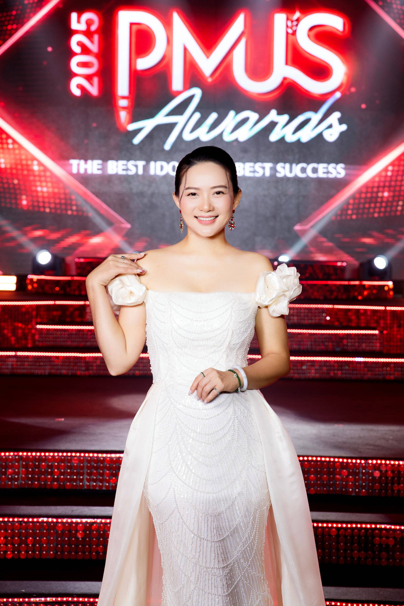 Người mẫu - doanh nhân Phan Như Thảo rạng rỡ trong đêm gala trao giải PMUS AWARDS 2025