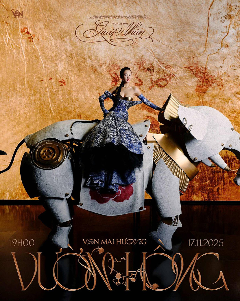 Văn Mai Hương giới thiệu MV "Vườn hồng" với tạo hình mới mẻ Văn Mai Hương giới thiệu MV "Vườn hồng" với tạo hình mới mẻ