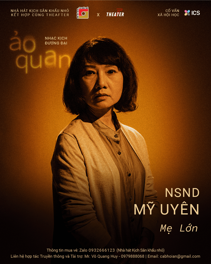 Tạo hình của NSND Mỹ Uyên trong nhạc kịch &quot;Ảo quan&quot;