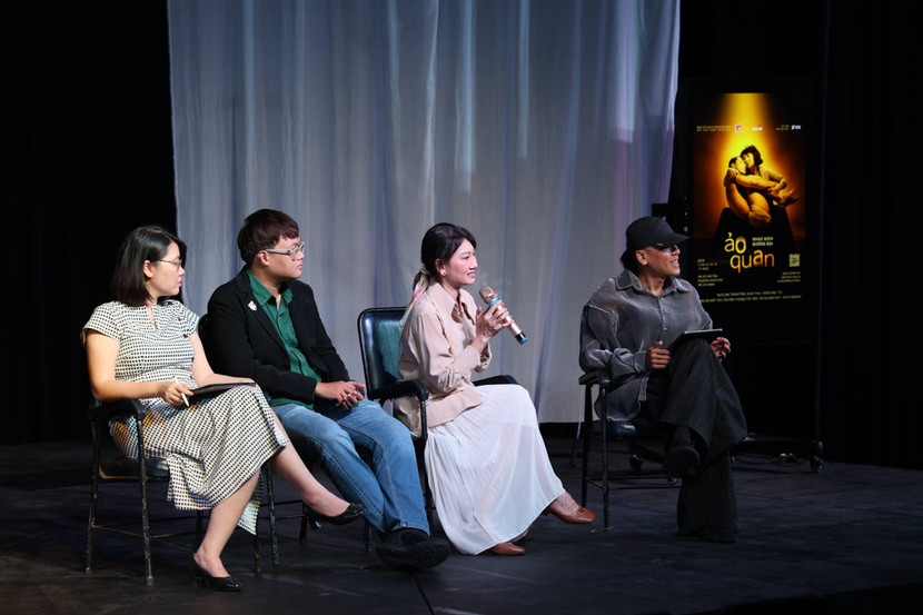 NSND Mỹ Uyên chia sẻ tại buổi giới thiệu nhạc kịch &quot;Ảo quan&quot;