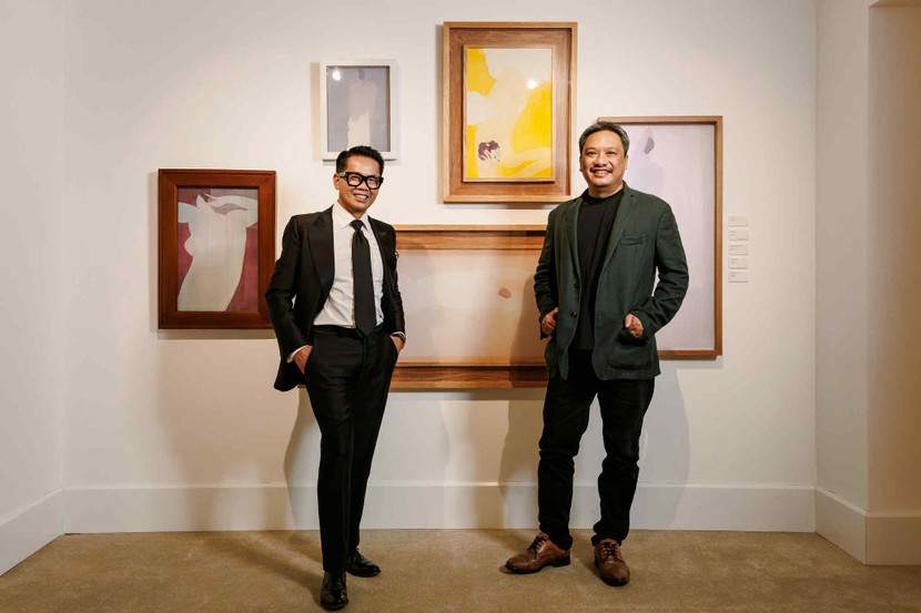 NTK Quách Thái Công và hoạ sĩ Bùi Tiến Tuấn NTK Quách Thái Công và hoạ sĩ Bùi Tiến Tuấn