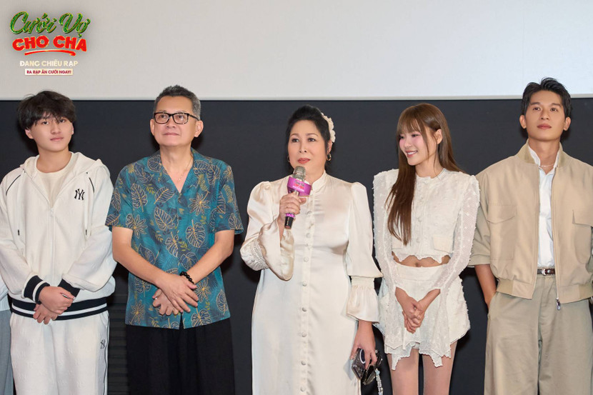 NSND Hồng Vân chia sẻ về vai diễn của mình trong "Cưới vợ cho cha"