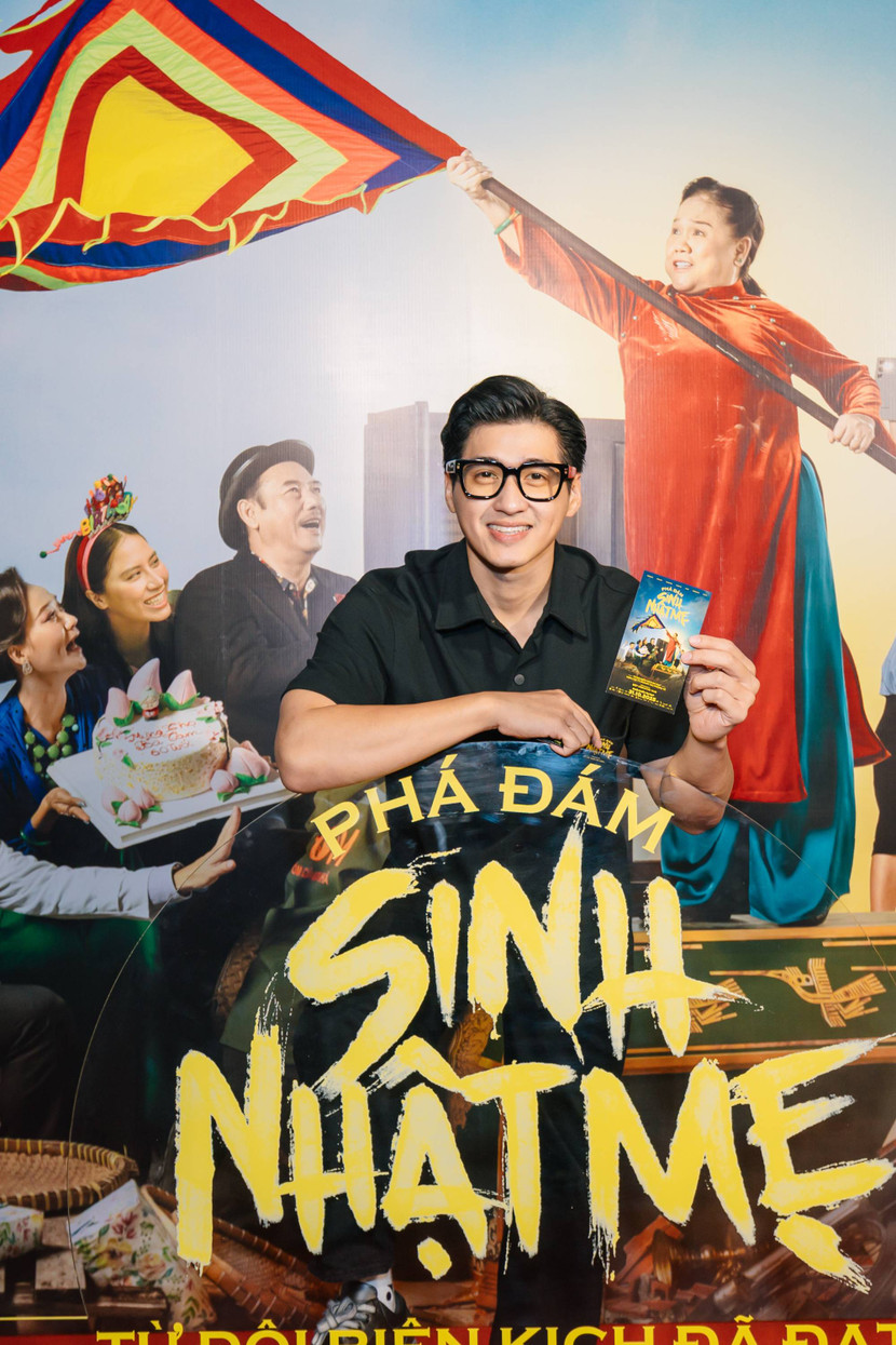 Diễn viên Ma Ran Đô trẻ trung đến ủng hộ ekip "Phá đám: Sinh nhật mẹ"