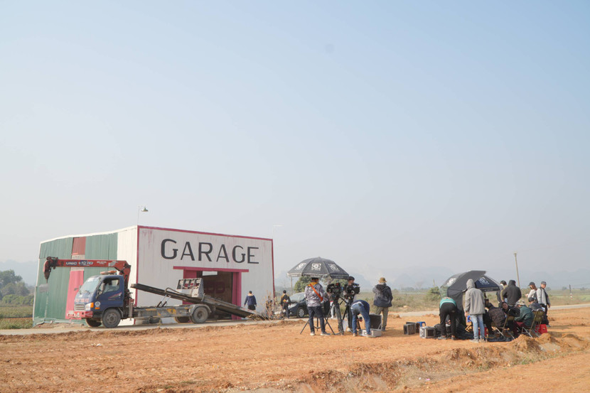 Garage được dựng cầu kỳ của ekip phm