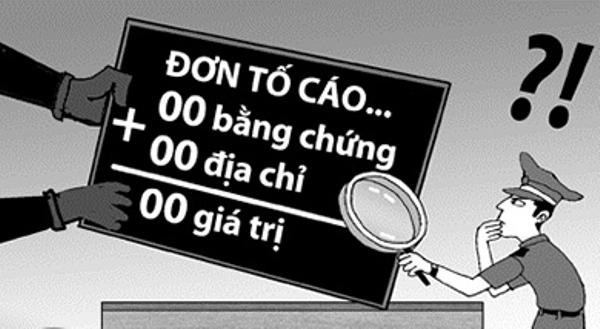 Tố cáo nặc danh không có tài liệu cụ thể về hành vi vi phạm hoặc không có cơ sở để xác minh thì không xem xét, xử lý (ảnh minh họa) Tố cáo nặc danh không có tài liệu cụ thể về hành vi vi phạm hoặc không có cơ sở để xác minh thì không xem xét, xử lý (ảnh minh họa)