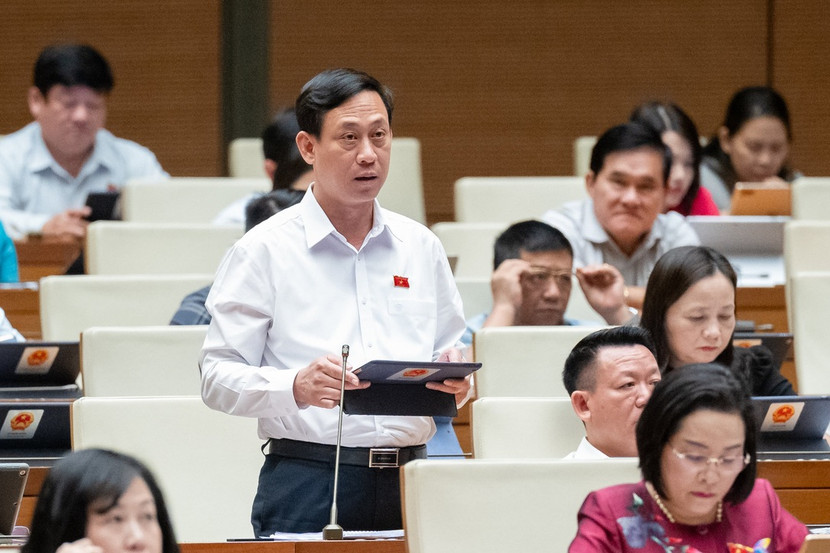 Đại biểu Mai Văn Hải (đoàn Thanh Hóa) chất vấn