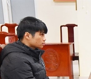 Đối tượng Vũ Đăng Mạnh (SN 1999) tại cơ quan công an