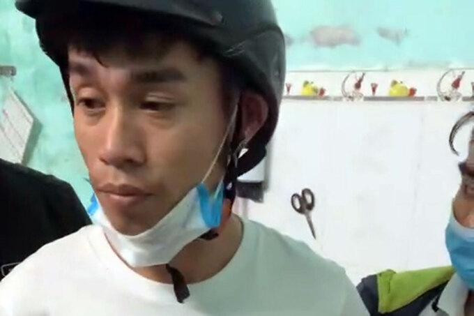 Nghi phạm Nguyễn Nhất Linh khi bị bắt Nghi phạm Nguyễn Nhất Linh khi bị bắt