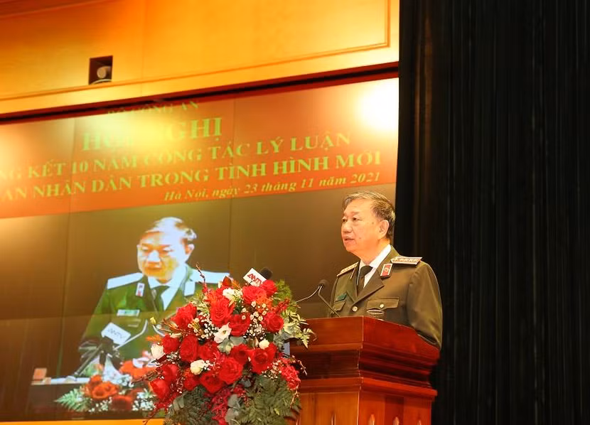 Bộ trưởng Tô Lâm phát biểu kết luận hội nghị