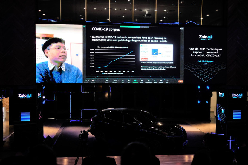 Giáo sư Nguyễn Lê Minh từ Nhật Bản chia sẻ tại Zalo AI Summit 2020 Giáo sư Nguyễn Lê Minh từ Nhật Bản chia sẻ tại Zalo AI Summit 2020