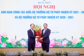 Tân Bộ trưởng Bộ Tư pháp Hoàng Thanh Tùng: "Cam kết nỗ lực cùng tập thể hoàn thành tốt nhiệm vụ"