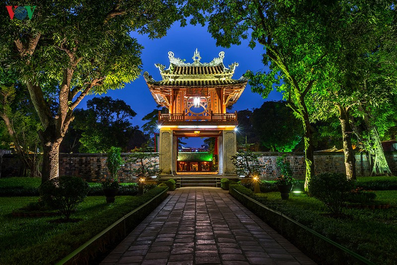 Quần thể di tích Văn Miếu- Quốc Tử Giám tại Hà Nội (Ảnh: VOV) Quần thể di tích Văn Miếu- Quốc Tử Giám tại Hà Nội (Ảnh: VOV)