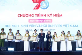 Tuyên dương 580 tập thể, cá nhân đạt danh hiệu “Sinh viên 5 tốt” cấp Trung ương