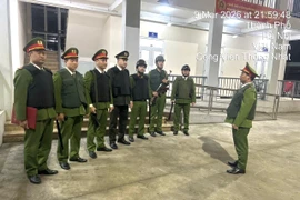 Tập huấn phòng cháy chữa cháy và đảm bảo an ninh trật tự bảo vệ bầu cử