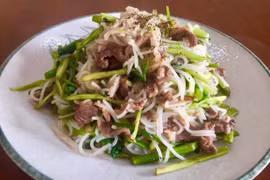 Bún xào cần - món ngon ở Cổ Loa