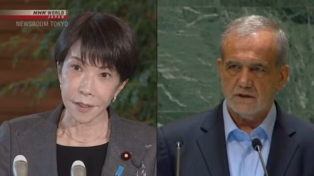 Thủ tướng Nhật Bản điện đàm với Tổng thống Iran