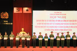 Xây dựng Đảng, xây dựng lực lượng giữ vai trò then chốt trong lực lượng Công an Thủ đô