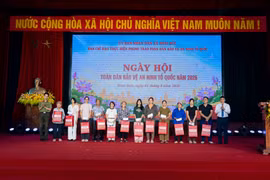 Nhiều việc làm ý nghĩa tại Ngày hội bảo vệ an ninh Tổ quốc xã Hoài Đức