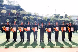 Khai giảng khóa huấn luyện cho 465 chiến sỹ nghĩa vụ trong lực lượng Cảnh vệ