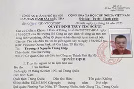 Truy tìm đối tượng liên quan đến vụ án giết người tại Hà Nội