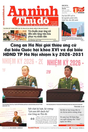 Báo An ninh Thủ đô số 7797, ngày 16/1/2026