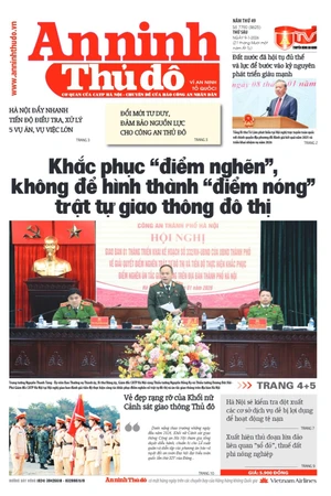 Báo An ninh Thủ đô số 7790, ngày 9/1/2026