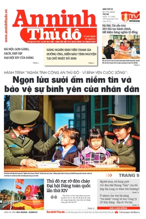Báo An ninh Thủ đô số 7793, ngày 12/1/2026