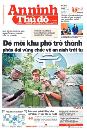 Báo An ninh Thủ đô số 7779, ngày 25/12/2025