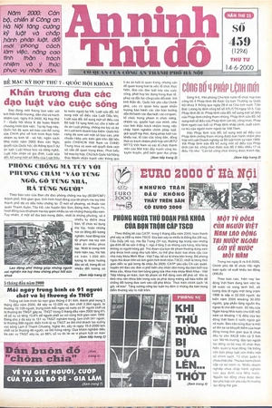 Báo An ninh Thủ đô số 01294, ngày 14/6/2000