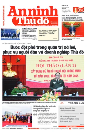 Báo An ninh Thủ đô số 7780, ngày 26/12/2025