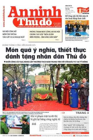 Báo An ninh Thủ đô số 7811, ngày 30/1/2026