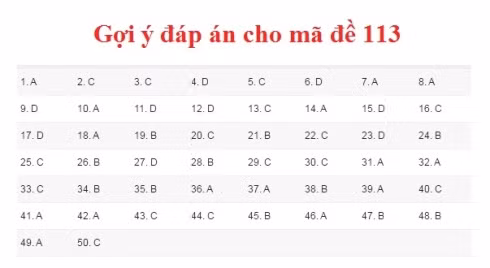 Gợi ý đáp án môn Toán kỳ thi THPT Quốc gia 2017 ảnh 8
