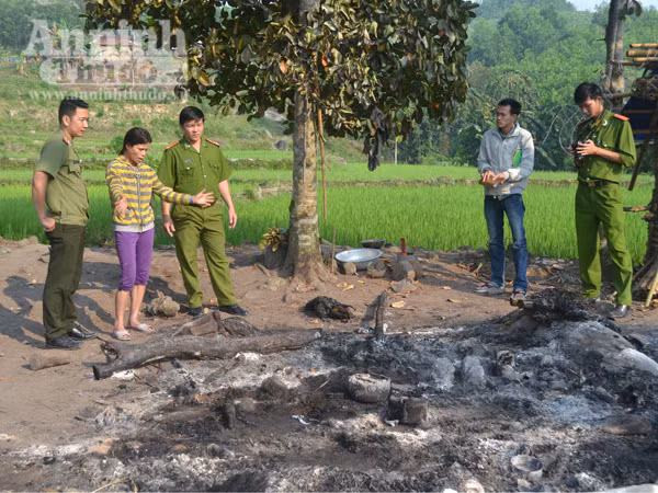 Cháy chòi rẫy, một người đàn ông bị thiêu chết ảnh 1