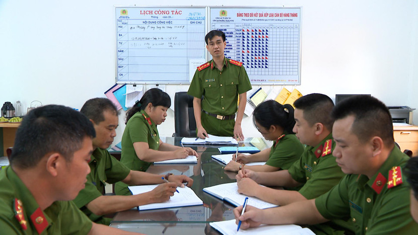 Tập thể Công an phường Trung Hưng, thị xã Sơn Tây (Hà Nội)