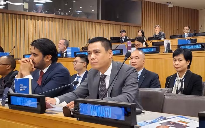 Đại sứ Đặng Hoàng Giang phát biểu tại Hội nghị lần thứ 33 các quốc gia thành viên UNCLOS 1982