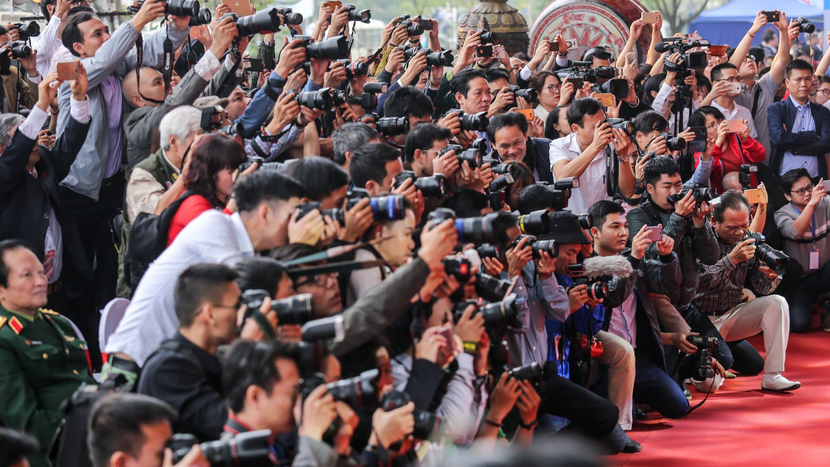Báo chí Việt Nam có bước phát triển mạnh, hoạt động chuyên nghiệp, bắt kịp sự phát triển của báo chí thế giới. Ảnh: Lam Thanh