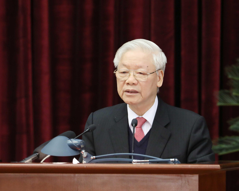 Tổng Bí thư - Chủ tịch nước Nguyễn Phú Trọng phát biểu bế mạc Hội nghị