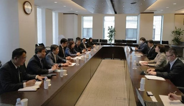 Toàn cảnh buổi làm việc của Đoàn công tác SSC với lãnh đạo và các đơn vị chuyên môn của JICA Toàn cảnh buổi làm việc của Đoàn công tác SSC với lãnh đạo và các đơn vị chuyên môn của JICA