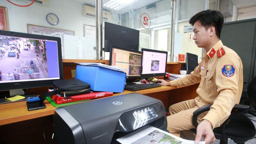 CSGT tăng cường xử lý vi phạm qua hệ thống camera