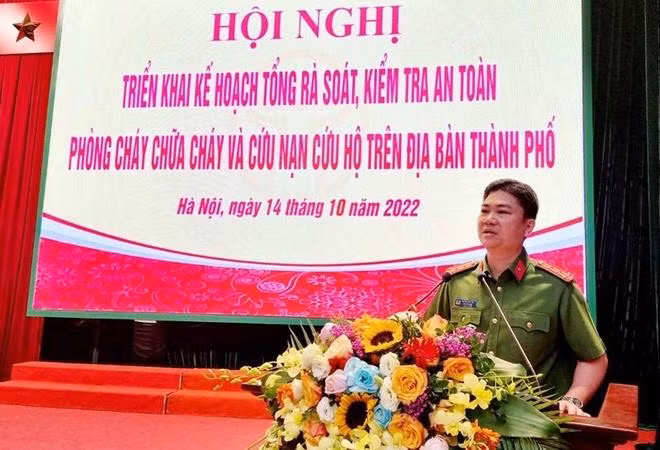 Đại tá Dương Đức Hải - Phó Giám đốc CATP Hà Nội chỉ đạo các đơn vị triển khai tổng rà soát, kiểm tra an toàn PCCC và CNCH trên địa bàn thành phố Đại tá Dương Đức Hải - Phó Giám đốc CATP Hà Nội chỉ đạo các đơn vị triển khai tổng rà soát, kiểm tra an toàn PCCC và CNCH trên địa bàn thành phố
